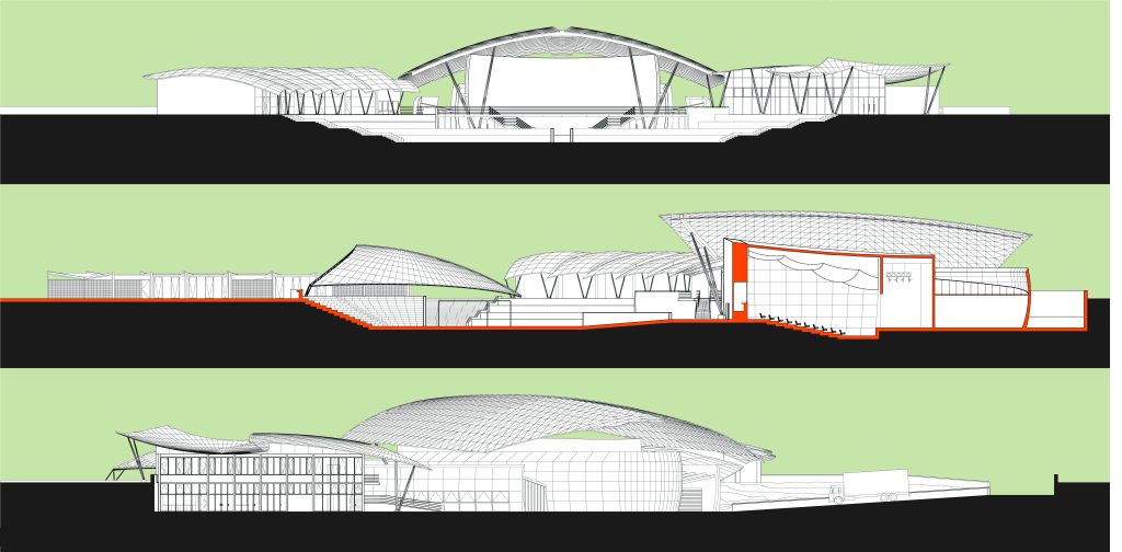 H2Architects_Malama_Cultural_7-Section and Elevations